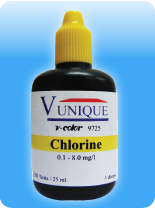 ชุดทดสอบคลอรีน ( Chlorine test kit ) ช่วง 0.1 - 8.0
