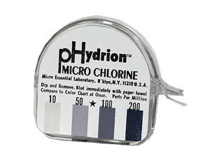 Hydrion Chlorine Dispenser 10-200 PPM